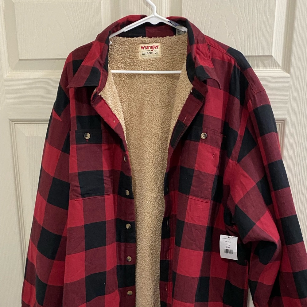 Wrangler lined flannel jacket